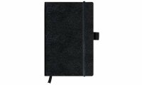 Herlitz Notizbuch Classic A5 96Bl kar. schwarz...