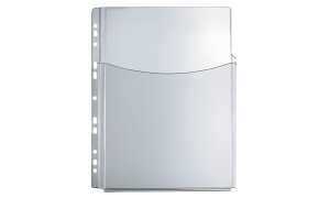 Herlitz Katalog-Tasche A4 transparent m Falten für hohes Füllvermögen