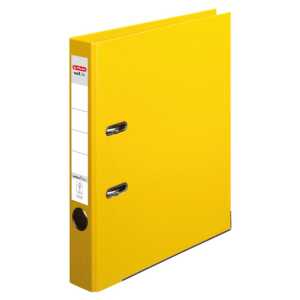 Ordner maX.file protect+ A4 5cm ge Voll-PP-Folienbezug Wechselfenster