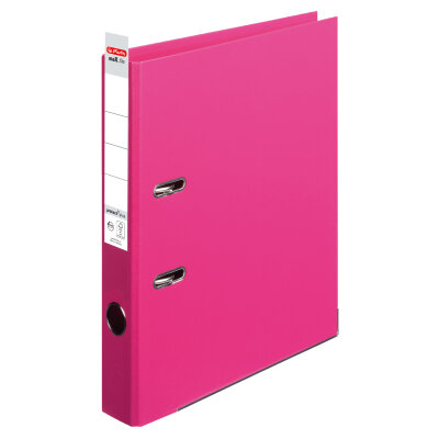 Herlitz Ordner maX.file protect+ A4 5cm fu Voll-PP-Folienbezug Wechselfenster