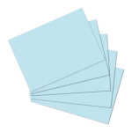 Karteikarte A5 100Stück blanko blau