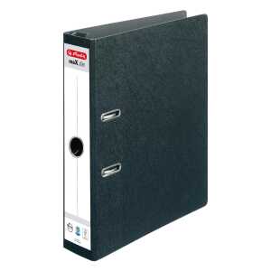Hängeordner maX.file Hartpappe A4 7cm schwarz, Hartpappe/Hartpappe