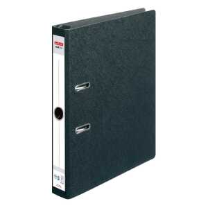 Hängeordner maX.file Hartpappe A4 5cm schwarz, Hartpappe/Hartpappe