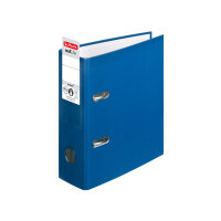 Herlitz Ordner maX.file protect A5 hoch bl 8cm PP-Folienbezug Wechselfenster