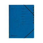 Ordnungsmappe A4 Quality 1-7 blau, Quality-Karton, 355 g/qm