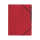 Ordnungsmappe A4 Quality 1-7 rot, Quality-Karton, 355 g/qm