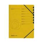 Ordnungsmappe A4 Quality 1-7 gelb, Quality-Karton, 355 g/qm