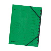 Herlitz Ordnungsmappe f.A4 Quality 1-12gn...