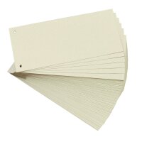 Herlitz Trennstreifen 10,5x24cm ch 100St Kraftkarton...