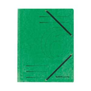 Herlitz Einschlagmappe A4 Karton gn mit Gummizug