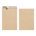 HLZ Versandtaschen C4 hk ohne Fenster , braun - 10er Pack