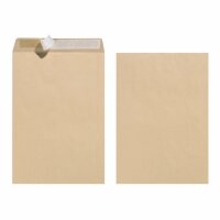 Herlitz Versandtasche C4 90g hk. br 25St Recyclingpapier,...