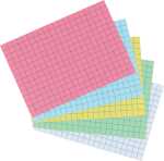 Herlitz Karteikarte A6 kariert gb 100St hf...