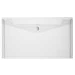 HLZ Dokumententasche PP Druckknopf DIN lang transp farblos