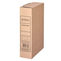 Herlitz Archivbox A4 8cm br Wellkarton Loseblattablage...