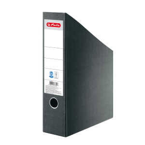 Stehsammler A4-C4 Hartpappe 7,5cm grau Rückenschild und Griffloch