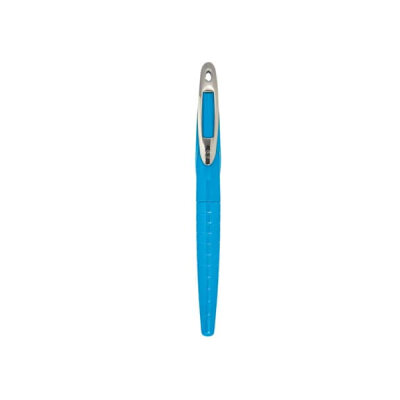 Herlitz Schulfüllhalter my.pen M-Feder blau/neon lose Ware