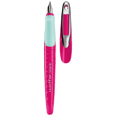 Herlitz Schulfüllhalter my.pen M-Feder lila/minze lose Ware