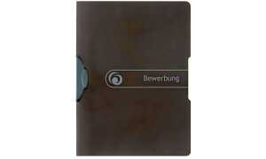Bewerbungsmappe A4 Express-Clip sw PP-Folie 30 Blatt Swing-Mechanik
