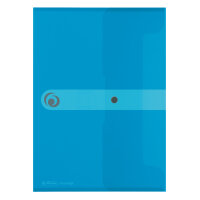 Herlitz Dokumententasche A4 PP tr.blau mit...