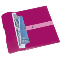 Herlitz Dokumententasche A4 PP opak beere mit...