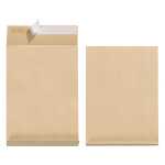 Herlitz Faltentasche C4 hk. oF 130g braun 4cm Falte im...