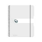 Herlitz Spiralblock to go A5 80Bl Motiv transparent kariert