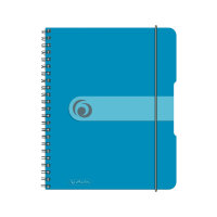 Herlitz Spiralblock to go A5 80Bl Motiv tr.blau...