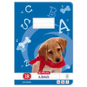 Herlitz Heft A4 16 Blatt Lineatur 03 mit Ra FSC Mix