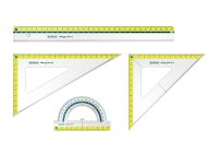 Herlitz Geometrieset my.pen 4-tlg. Kunststoff farbig...