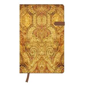 Notizbuch Lady A5 96 Blatt liniert Oriental mit Leseband und Falttasch