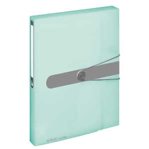 Sammelbox A4 PP Pastell transparent minze 4cm easy orga to go