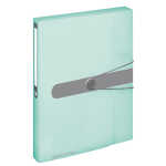 Sammelbox A4 PP Pastell transparent minze 4cm easy orga...