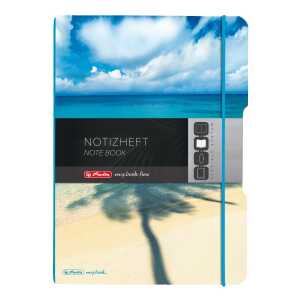Notizh.flex PP A4,2x40 Bl.kar.lin. Palme, gelocht,Mikroperf. my.book