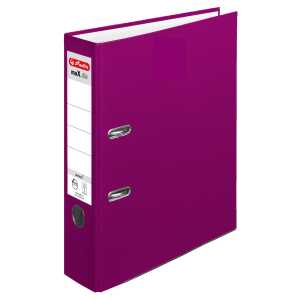 Herlitz Ordner maX.file protect A4 8cm be PP-FolienbezugWechselfenster