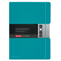 Herlitz Notizh.flex PP A4,2x40 Bl.kar.lin....