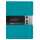 Notizheft Flex PP A4, 2x40 Blatt, Caribbean Turquoise, PP