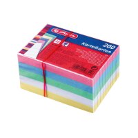 Herlitz Karteikarte A8 liniert f.sort 200St hf...