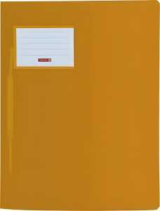 BRUNNEN 102015040 Schnellhefter FACT!pp transluzente PP-Folie orange