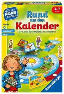 Lernspiel Rund um den Kalender Eine Reise durch Monate u Jahreszeiten