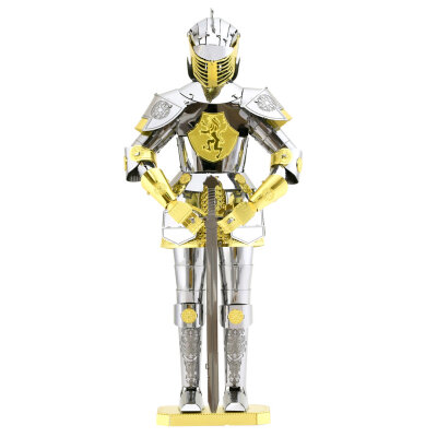 Invento Metal Earth Krieger-Rüstungen European (Knight) Armor (Silver & Gold)