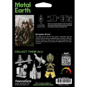 Metal Earth: Armor European Knight