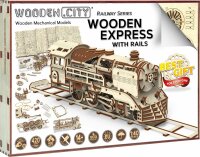 Invento Wooden City 3D Funktionsbausatz Express Train +...