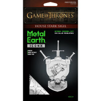 Metal Earth Game of Thrones House Stark Sigil