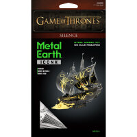 Metal Earth Game of Thrones Greyjoy Ship Silence