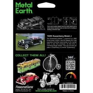 Metal Earth: Duesenberg II SJ 1935