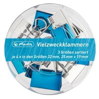 Herlitz Vielzweckklammern Frozen Glam 3 Größen...