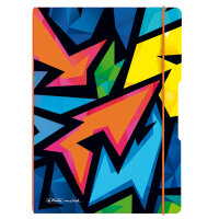 Herlitz Notizh.flex PP A4 2x40li+ka Neon Art, my.book