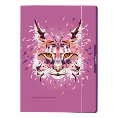 Herlitz Sammelmappe A4 Wild Animals Luchs