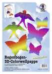 Ursus REGENBOGEN-3D-WELLPAPPE 260G.23x33CM,10BL.SORT.